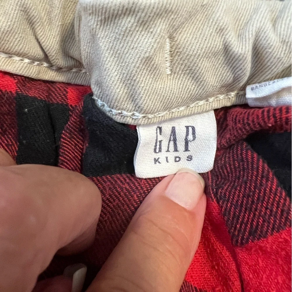 Gap Kids Flannel Lined Chino Pants Size Kids 14 Husky Color Tan